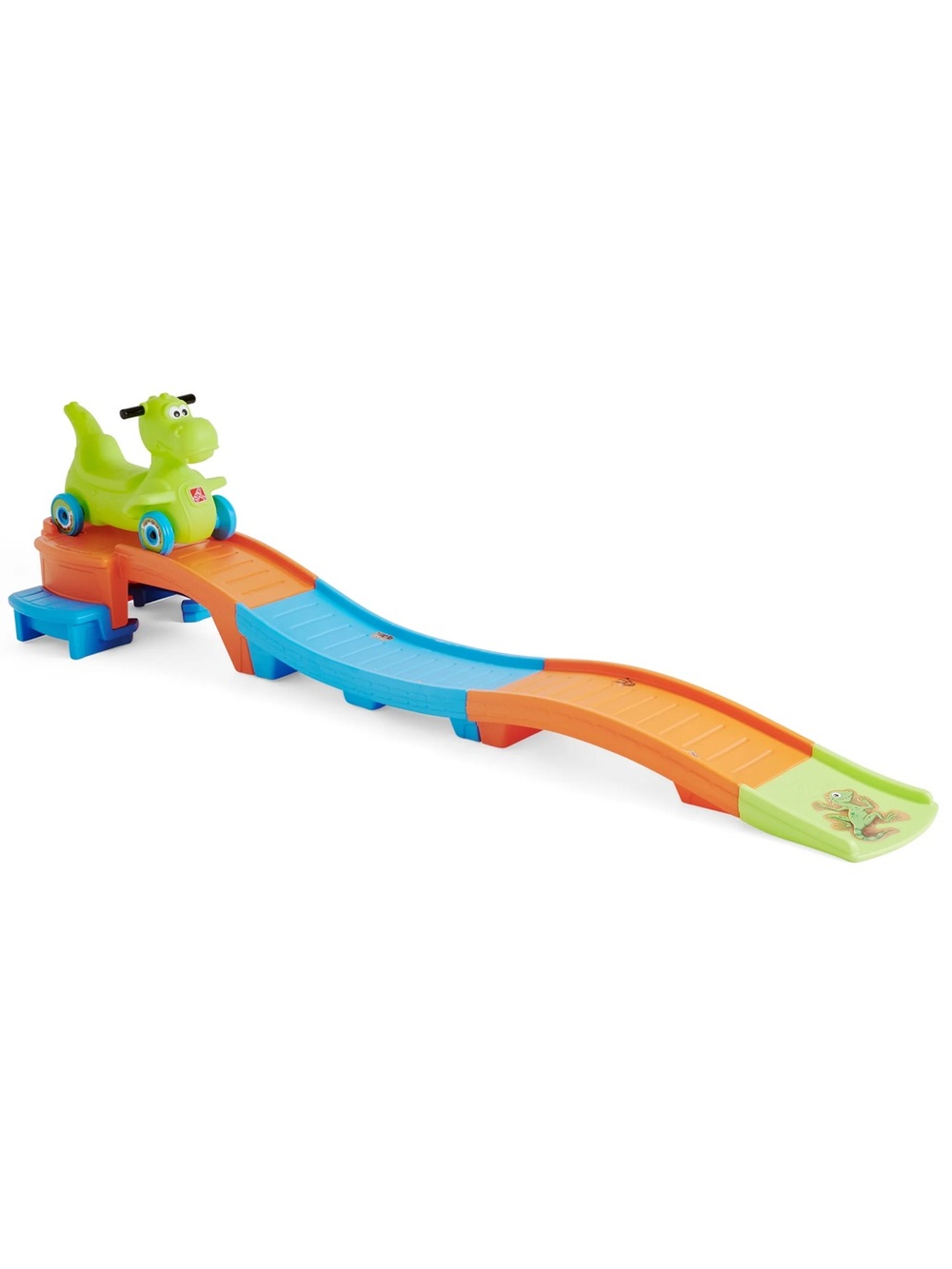 Step2 Kids Dino Dash Up-&-Down Roller Coaster Ride-On Toy. Ages 2-5 Yrs Old. NWT